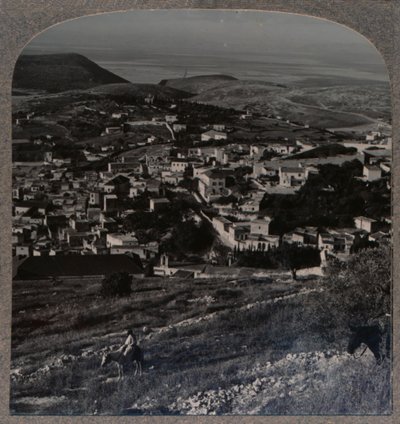 नाज़रेथ और माउंट ऑफ रेन, c1900 द्वारा अज्ञात