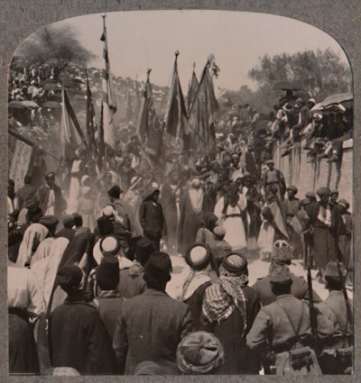 नेबी मूसा जुलूस, c1900 द्वारा अज्ञात