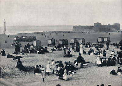 न्यू ब्राइटन - पोर्ट एंड द लाइटहाउस दिखाते हुए, 1895 द्वारा अज्ञात