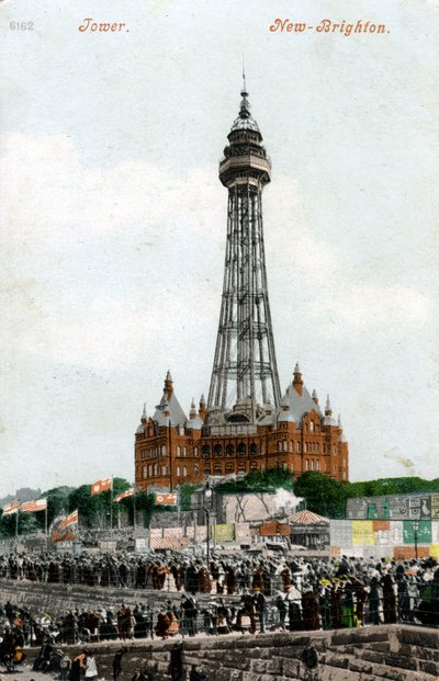 न्यू ब्राइटन टॉवर, वालेसी, चेशायर, c1898-c1921 द्वारा अज्ञात