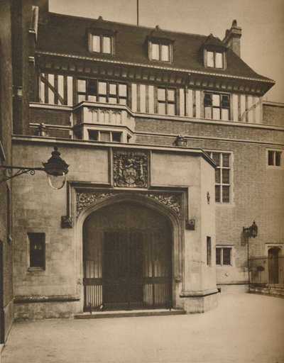 एल्डर्सगेट में आयरनमॉन्गर्स की प्राचीन कंपनी का नया हॉल, c1935। द्वारा अज्ञात