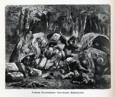 नोबल्स लूटने वाले यात्रा व्यापारी, 1882 द्वारा अज्ञात