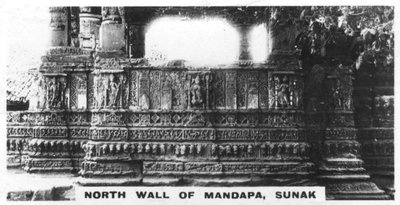 मंडप, सुनक, भारत की उत्तर की दीवार, c1925 द्वारा अज्ञात