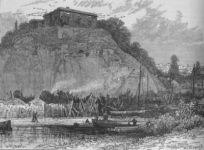 नॉटिंघम कैसल, सी 1880 द्वारा अज्ञात