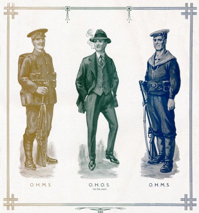 ओएचएमएस, ओएचओएस अपने दम पर, ओएचएमएस, 1916 द्वारा अज्ञात