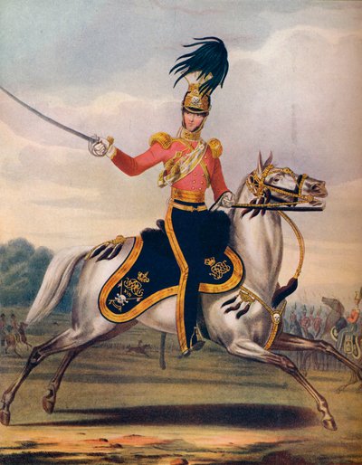17 वीं लांसर्स के अधिकारी, c1833। 1914 द्वारा अज्ञात