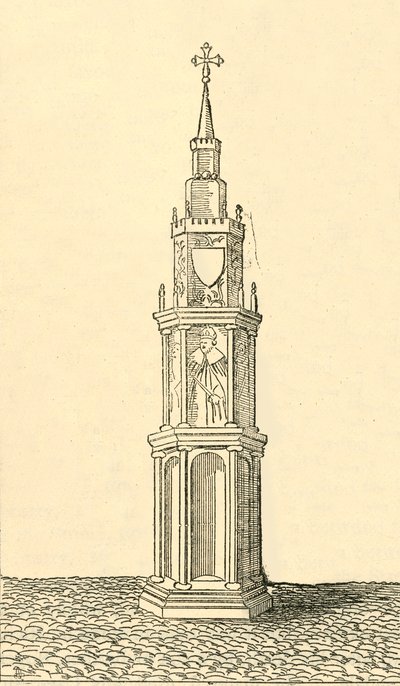 ओल्ड चेरिंग क्रॉस, 1881। द्वारा अज्ञात