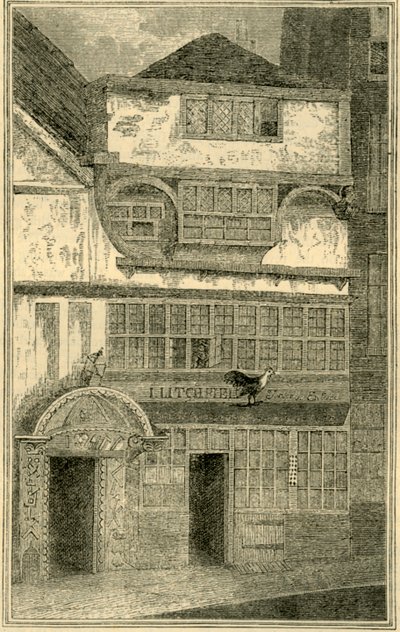 लीडेनहॉल स्ट्रीट में पुराने घर, c1872। द्वारा अज्ञात