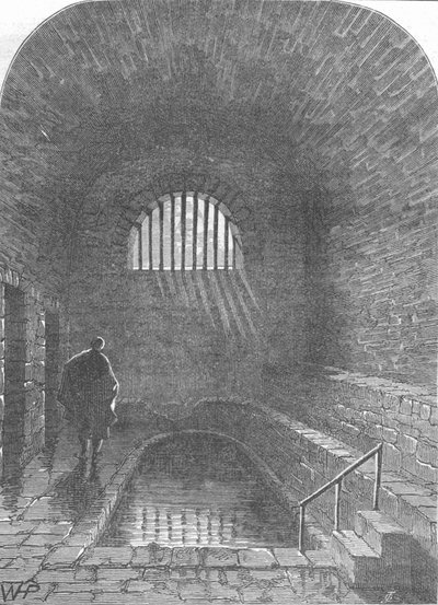 ओल्ड रोमन बाथ, स्ट्रैंड लेन, 1897। द्वारा अज्ञात