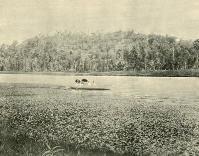 1901 में एनोगेरा झील पर। द्वारा अज्ञात