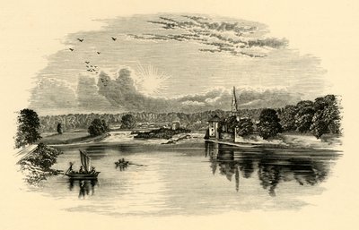 ट्वीड पर, c1890। द्वारा अज्ञात