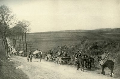 खाइयों के रास्ते पर, 1919। द्वारा अज्ञात