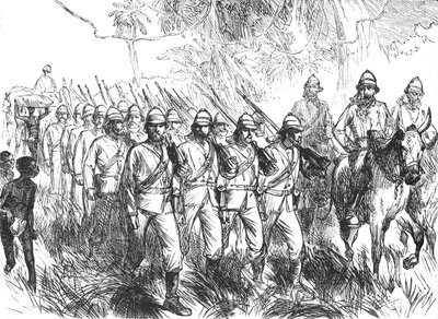 एल्मिना से मार्च पर, c1880 द्वारा अज्ञात