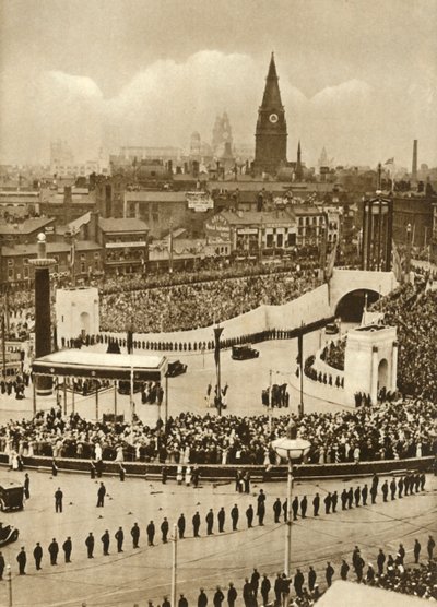 18 जुलाई 1934, 1935 को मर्सी टनल, लिवरपूल का उद्घाटन। द्वारा अज्ञात