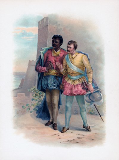 ओथेलो और इयागो, 1891 द्वारा अज्ञात