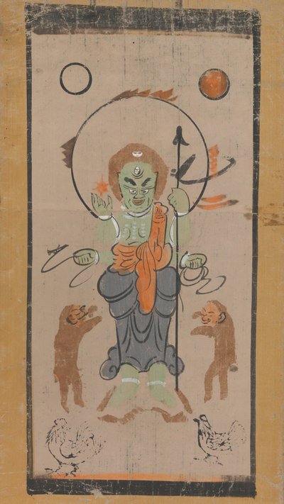 17 वीं शताब्दी के शोमेन कोंगॉयशा वज्ररेखा का ओत्सु-ए। द्वारा अज्ञात