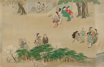 बाहरी मनोरंजन, ईदो काल, 1615-1868। द्वारा अज्ञात