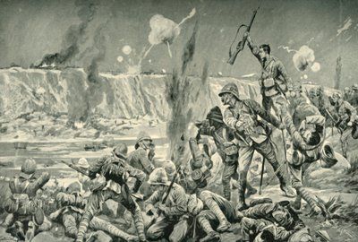 पारडेबर्ग: द एसॉल्ट ऑन क्रोनज पोजिशन, 1901। द्वारा अज्ञात