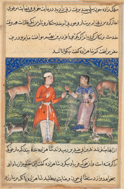 एक तोते की कहानियाँ टुटी-नाम से: अठारहवीं रात: निकफल, भाग्य ..., सी। 1560। द्वारा अज्ञात