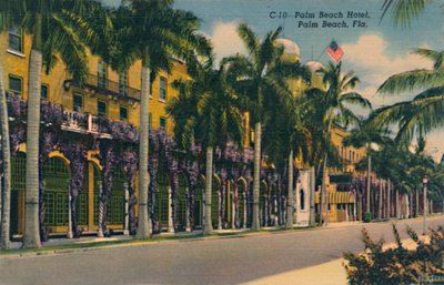 पाम बीच होटल, पाम बीच, Fla।, C1940s द्वारा अज्ञात