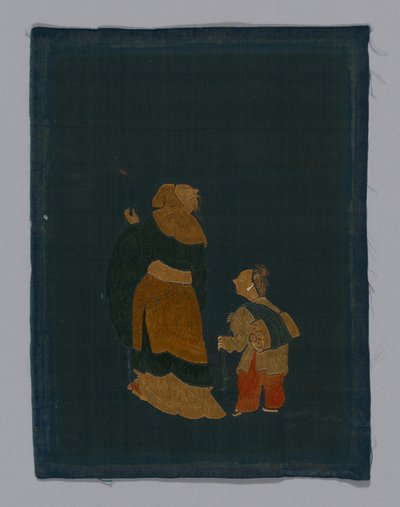 पैनल फर्निशिंग फैब्रिक, चीन, कांग्शी काल, किंग राजवंश 1644-1911, 180050। द्वारा अज्ञात
