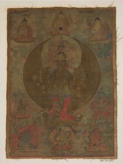 एक हजार-सशस्त्र गुआनिन की पेंटिंग से पैनल, अज्ञात तिथि। द्वारा अज्ञात