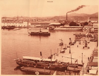 1930 में टूलॉन में क्वालकॉम का पैनोरमा। द्वारा अज्ञात