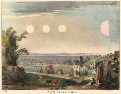 इंग्लैंड में 1698, 1845 में परागों के बिना परेलिया मॉक सन, इंग्लैंड में मनाया गया द्वारा अज्ञात