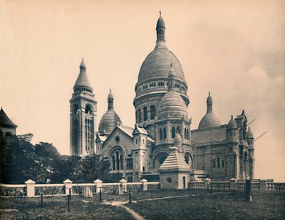 पेरिस। - द तुलसीका ऑफ द सेक्रेड हार्ट, c1910। द्वारा अज्ञात