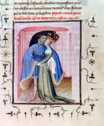 पेरिस और हेलेन, c1406 द्वारा अज्ञात