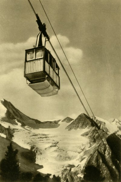 पट्स्चेरोकोफल्बैन, इन्सब्रुक, टायरॉल, ऑस्ट्रिया, c1935। द्वारा अज्ञात