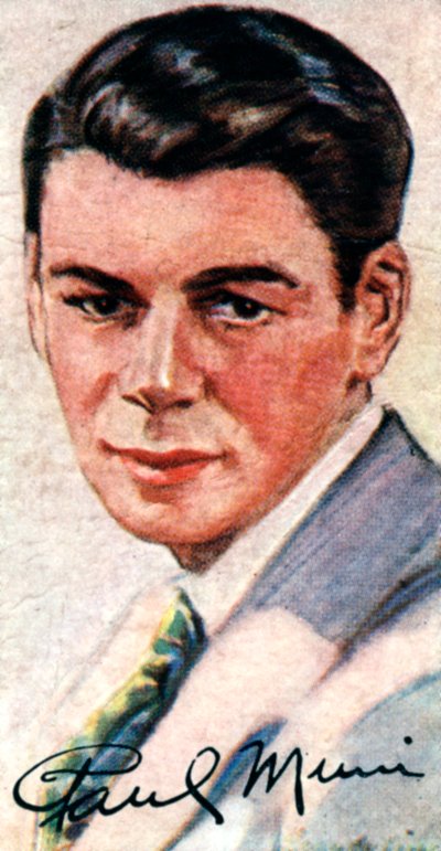 पॉल मुनि, 1895-1967, अकादमी पुरस्कार विजेता बहुमुखी अभिनेता, 20 वीं शताब्दी द्वारा अज्ञात