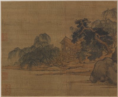 एक जंगली प्रांत पर मंडप, संभवतः मिंग राजवंश, 1368-1644। द्वारा अज्ञात
