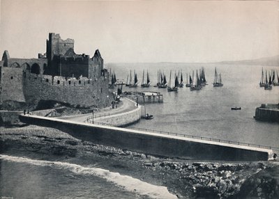 पील - द ओल्ड कैसल एंड हार्बर, 1895 द्वारा अज्ञात