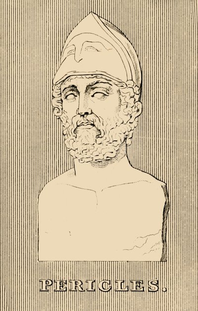 पेरिक्ल्स, सी 495-429 ईसा पूर्व, 1830। द्वारा अज्ञात