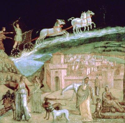 फेटन अपने रथ में, c1470-1536 द्वारा अज्ञात