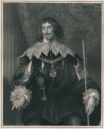 फिलिप हर्बर्ट, अर्ल ऑफ पेमब्रोक और मोंटगोमरी, c1630s, 19 वीं शताब्दी के मध्य की शुरुआत में। द्वारा अज्ञात