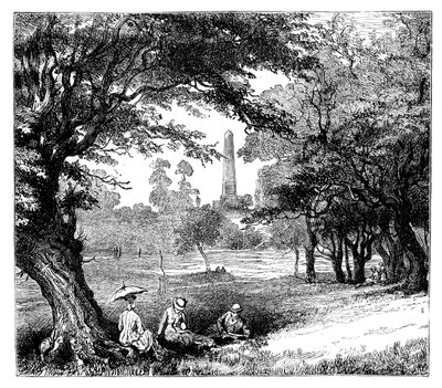 फीनिक्स पार्क, डबलिन, c1888 द्वारा अज्ञात