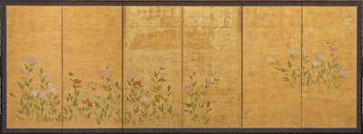गुलाबी और लाल पोस्ता, ईदो काल, 1615-1868। द्वारा अज्ञात