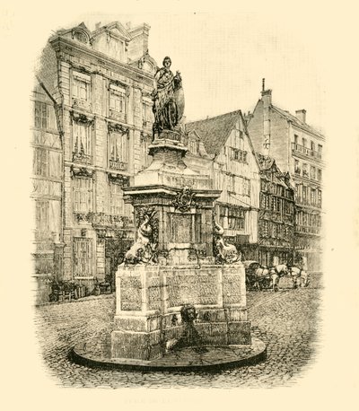 दासी का स्थान, रूएन, 1890। द्वारा अज्ञात