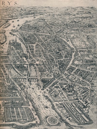 पेरिस की योजना, c1630 1915 द्वारा अज्ञात