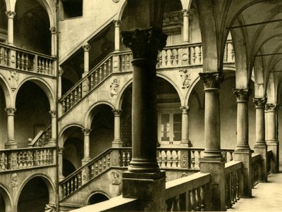 पोर्सिया कैसल, स्पिटल एक डेर द्रु, कारिन्थिया, ऑस्ट्रिया, c1935। द्वारा अज्ञात