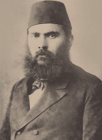 अहमद मिठात का चित्र 1844-1912, 19वीं शताब्दी का अंत। द्वारा अज्ञात