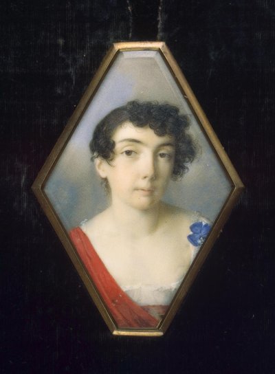 अन्ना मिखाइलोव्ना खित्रोवो का पोर्ट्रेट, नी गोलेनिश्चेवा-कुतुज़ोवा 1782-1846, सीए 2 द्वारा अज्ञात