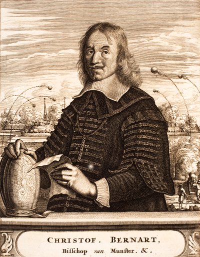 क्रिस्टोफ बर्नहार्ड फ्रीहिर वॉन गैलेन 1606-1678, 1675 का चित्र। द्वारा अज्ञात