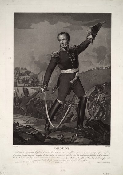 काउंट जनरल एंटोनी ड्राउट का पोर्ट्रेट 1774-1847, सीए 1825 द्वारा अज्ञात