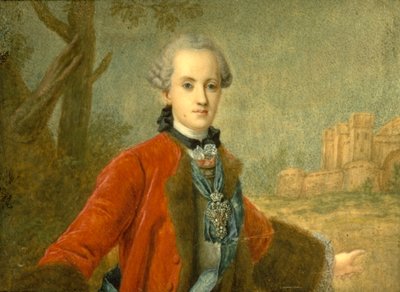 काउंट किरिल रज़ूमोव्स्की का पोर्ट्रेट 1728-1803, यूक्रेन का अंतिम हेटमैन, 18 वीं शताब्दी का मध्य। द्वारा अज्ञात