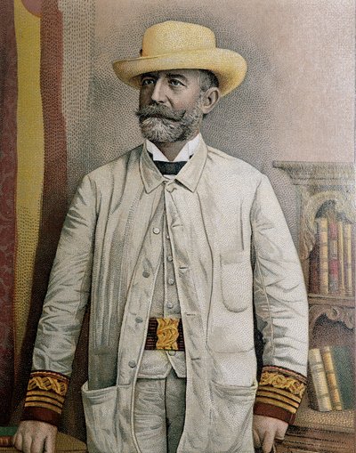 फिदेल अलोंसो सैंटोकिल्ड्स का पोर्ट्रेट (1844-1895), चित्रण द्वारा अज्ञात