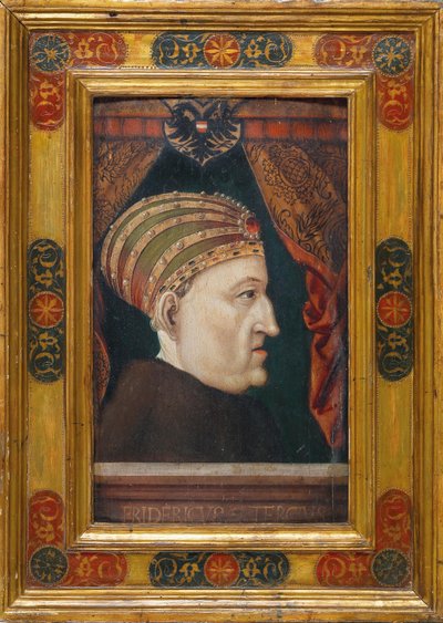 फ्रेडरिक III का पोर्ट्रेट 1415-1493, पवित्र रोमन सम्राट, 1552। द्वारा अज्ञात