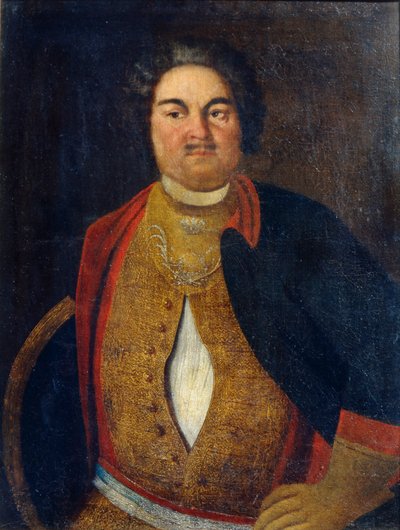 गैवरिल इवानोविच डेविडोव का पोर्ट्रेट 1784-1809, प्रारंभिक 19 वीं शताब्दी। द्वारा अज्ञात